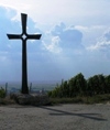 Wayside cross in the vineyard site Kalb